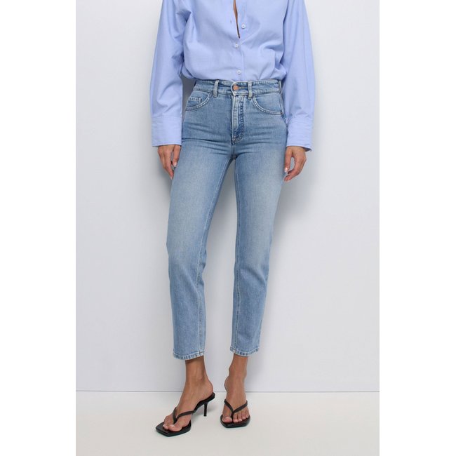 JEAN FAITH PUSH IN CROPPED SLIM bleu <span itemprop=