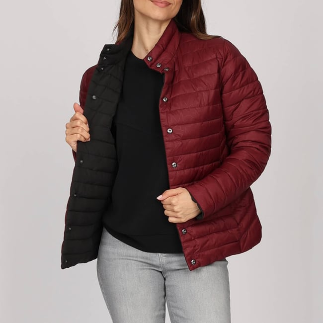 Doudoune Edwige bordeaux <span itemprop=