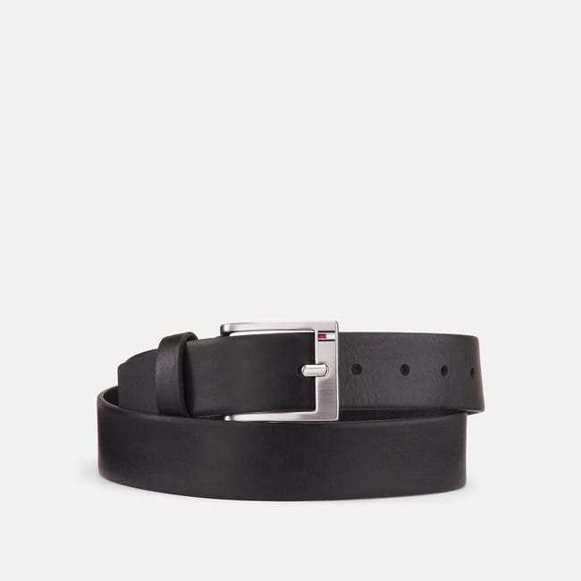 Ceinture en cuir New Aly noir <span itemprop=
