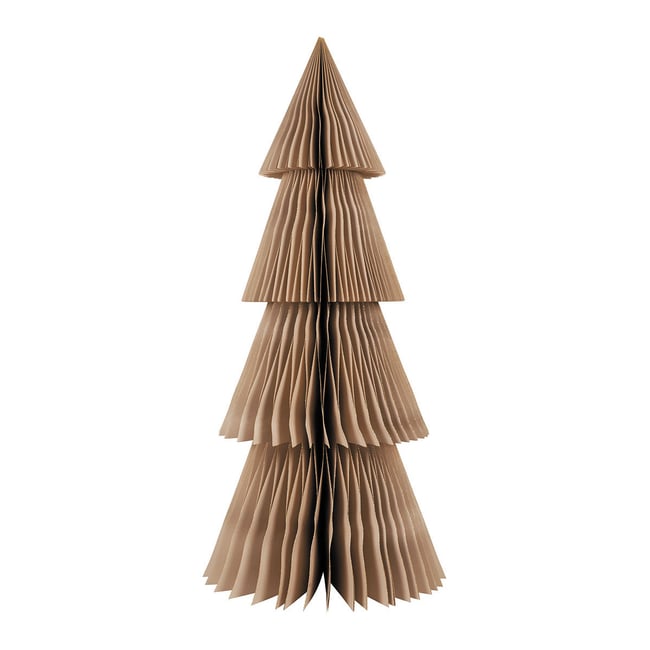 Grand sapin décoratif beige - H.90 cm - MATHILDE M