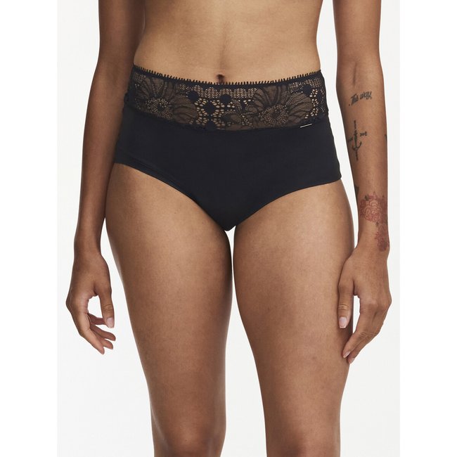 Cuecas menstruais Day to night, fluxo abundante preto <span itemprop=