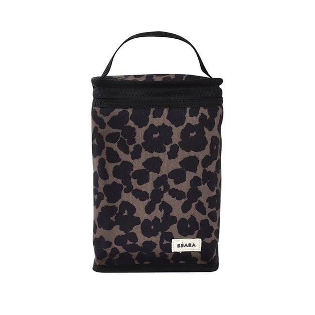 Pochette repas isotherme 2,8 L léopard <span itemprop=