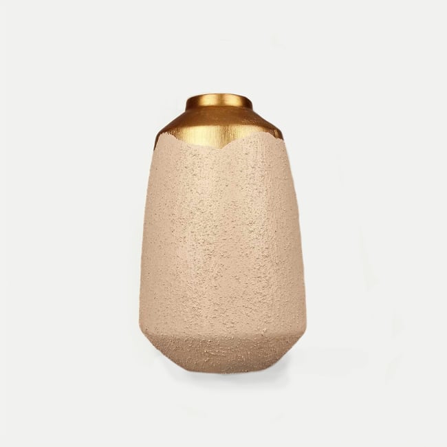 Декоративный горшок Goldaria / Голдариа золотистый SO'HOME