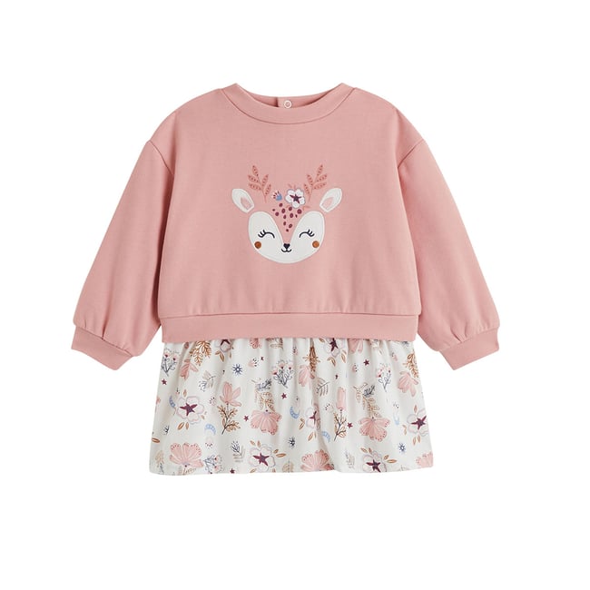 Robe bébé Cléo rose <span itemprop=