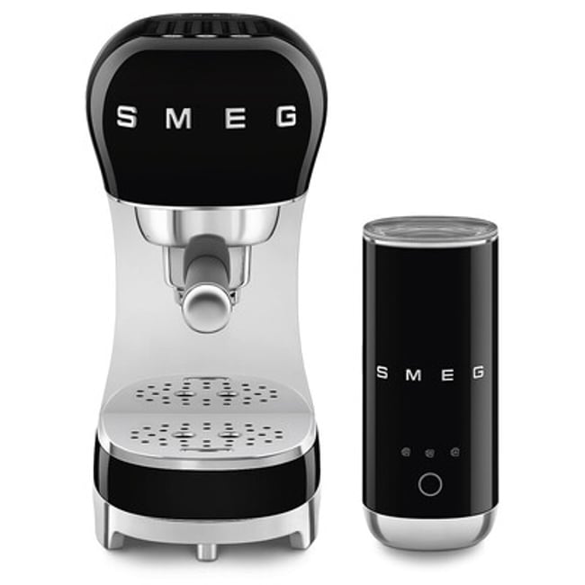 Machine à café manuelle et mousseur à lait ECF12 - SMEG