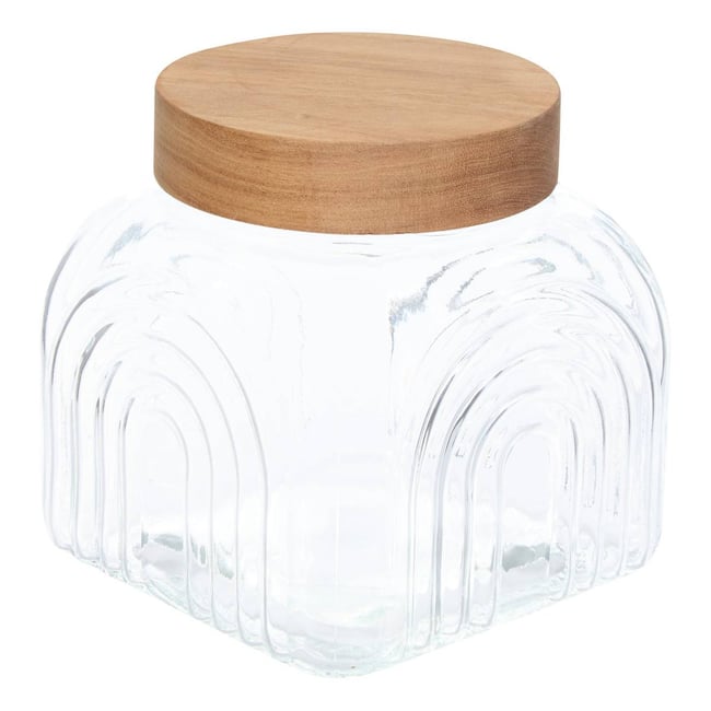 Bocal en verre 2,4L ARCHE transparent <span itemprop=