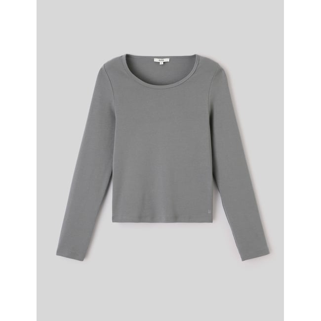 T-shirt manches longues côtelé - BZB