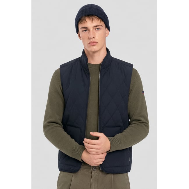 Veste sans manche déperlante HANABI navy <span itemprop=