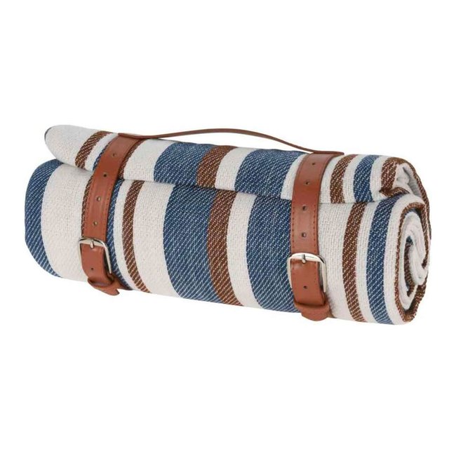 Nappe de pique-nique rayures 150x200cm multicolore <span itemprop=