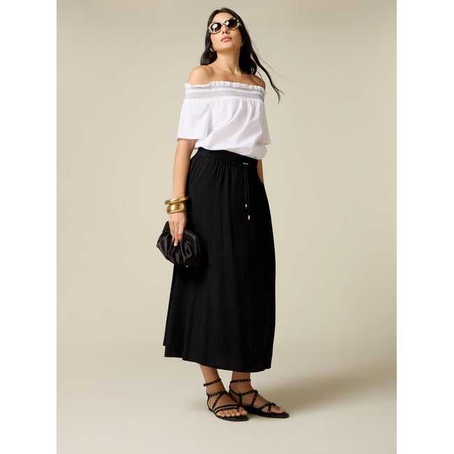 Jupe longue noir <span itemprop=