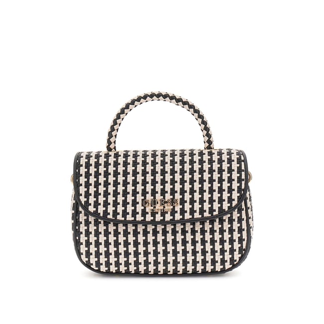 Mini Sac À Main Mirema Tressé noir multi <span itemprop=