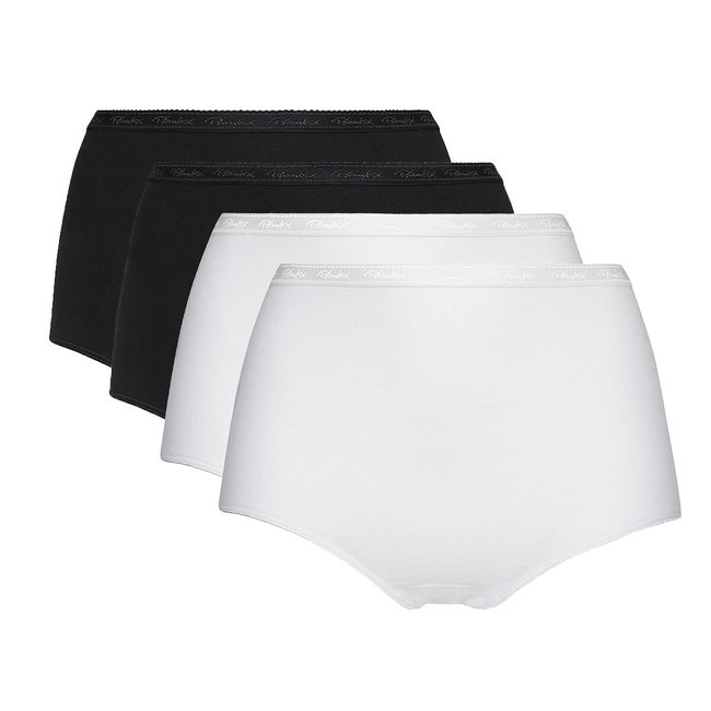 Lot de 3 + 1 gratuit culottes maxi en coton bio - PLAYTEX