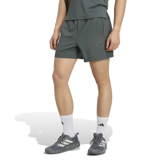 Short de training, WORKOUT ESSENTIALS gris foncé <span itemprop=