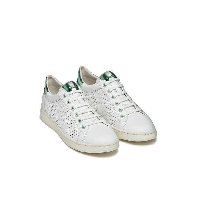 Zapatillas transpirables Jaysen blanco/verde <span itemprop=