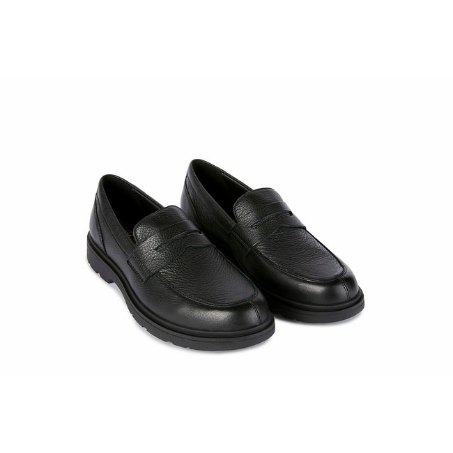 Mocassins respirants en cuir Spherica EC1 noir <span itemprop=