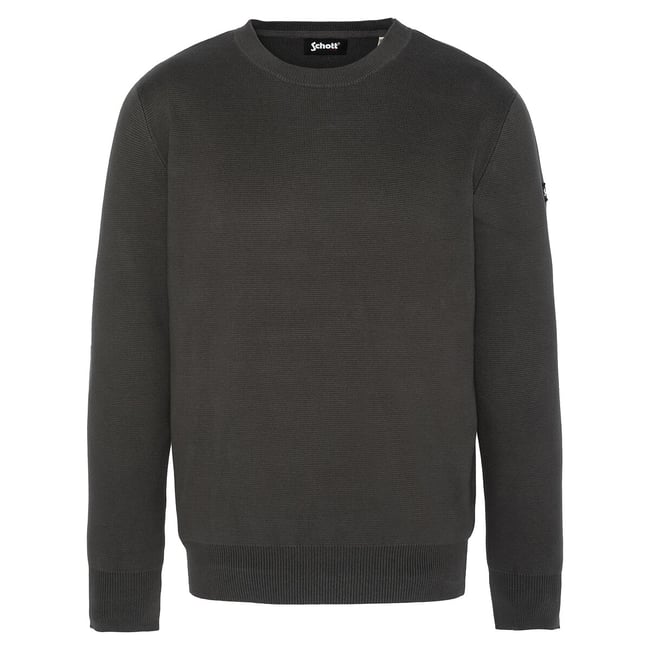 Pull col rond, PLKERN1 kaki <span itemprop=