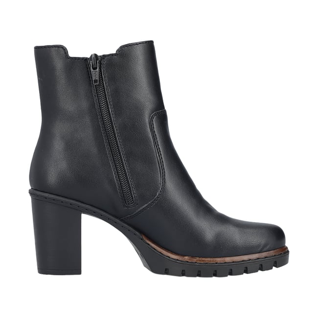 Bottine à Zip Arbela noir <span itemprop=