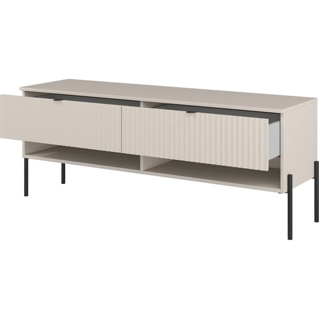 Meuble tv bois collection ORE, 2 Tiroirs - RECOLLECTION