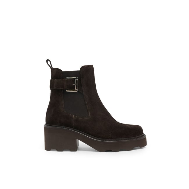 Boots À Talon en cuir PARKER - MELLOW YELLOW