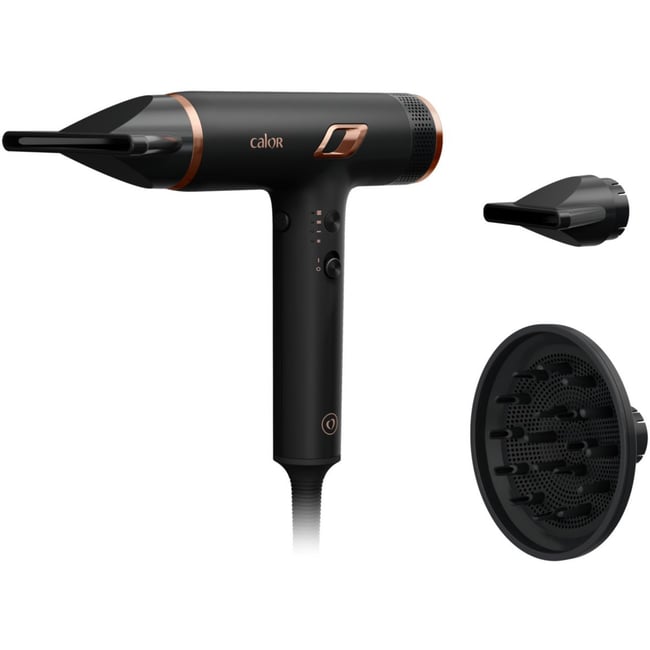Sèche cheveux professionnel Nano HY8310C0 noir et cuivrã© <span itemprop=
