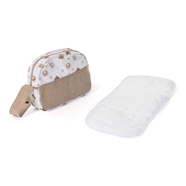 Sac à langer pour poupées Ours beige beige <span itemprop=