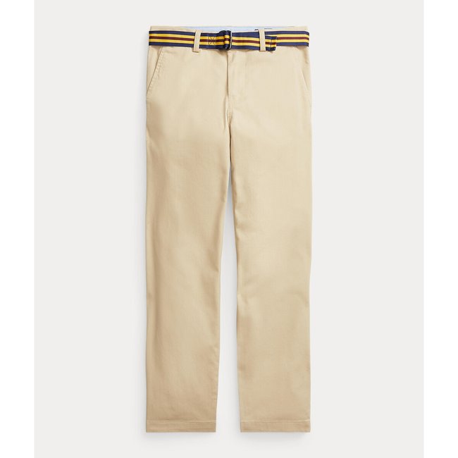 Pantalon chino beige kaki <span itemprop=
