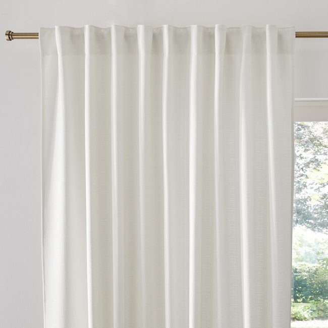 Select Recycled Polyester Curtain with Gathered Header - LA REDOUTE INTERIEURS