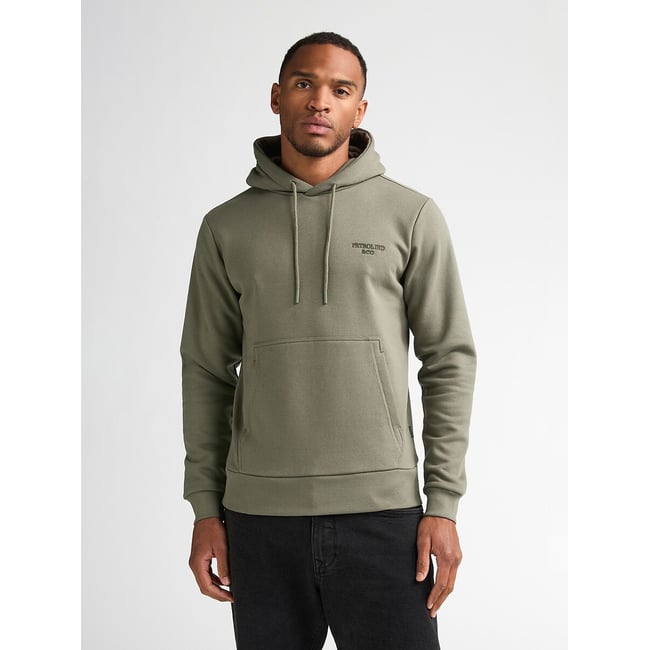 Felpa con cappuccio verde kaki PETROL INDUSTRIES