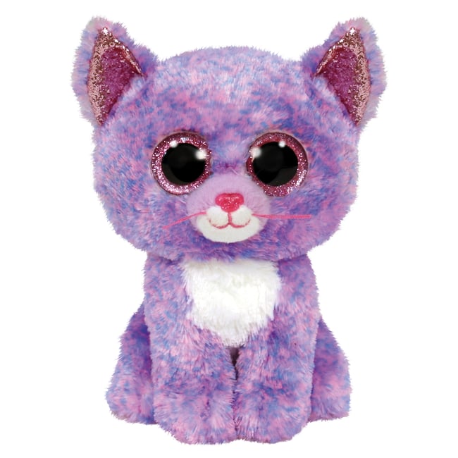 Beanie Boos Medium Cassidy Le Chat violet <span itemprop=