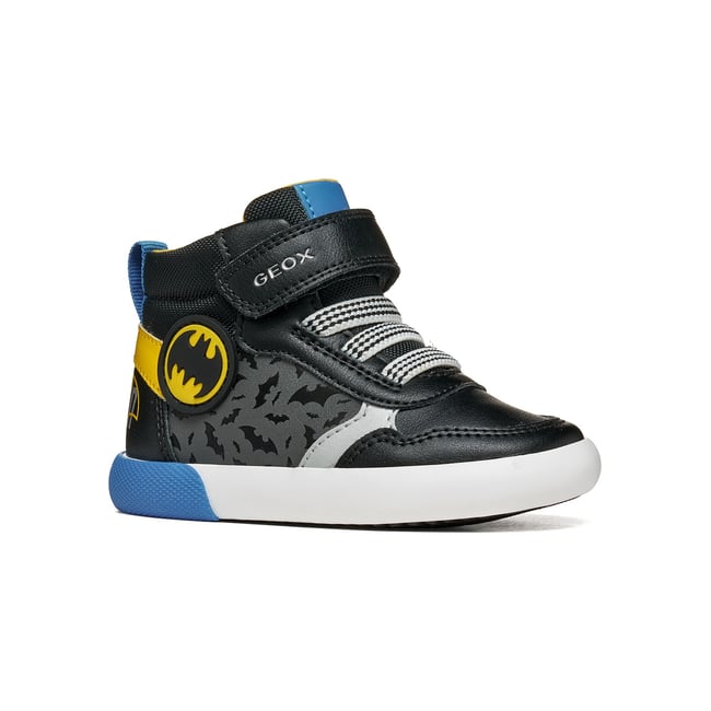 Baskets  B GISLI noir/jaune <span itemprop=