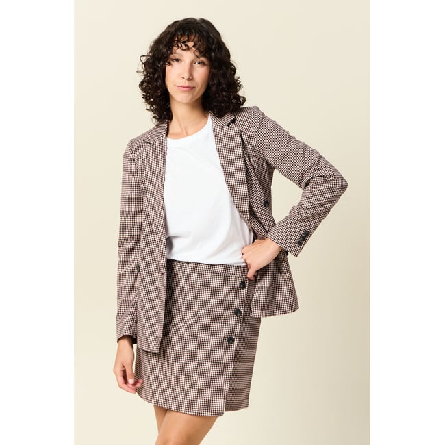 Veste esprit blazer noir <span itemprop=