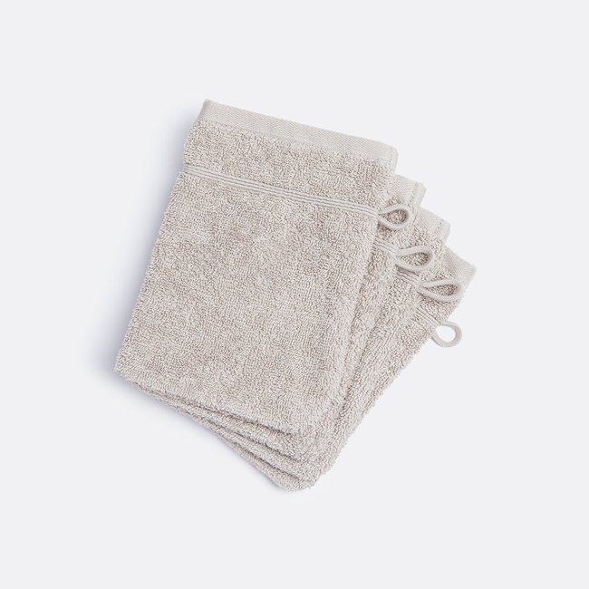 Lot 4 gants de toilette éponge bouclette, Zavara - LA REDOUTE INTERIEURS