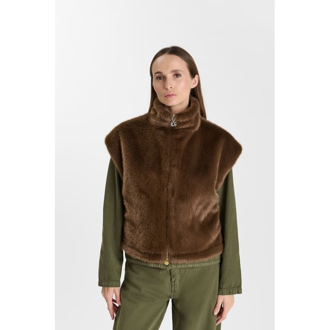 Veste sans manches FAUVE - LE TEMPS DES CERISES
