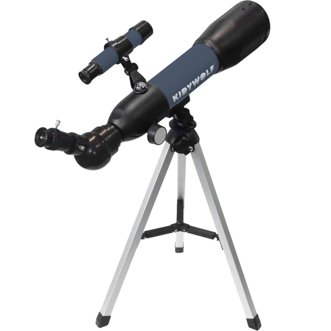 Télescope astronomique bleu <span itemprop=