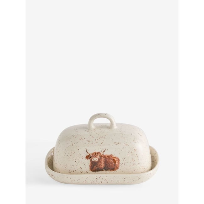Beurrier moucheté hamish, vache des highlands Couleur naturel <span itemprop=