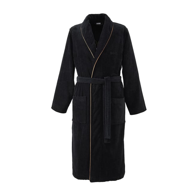 Peignoir long en velours,TIAGO - BOSS HOME