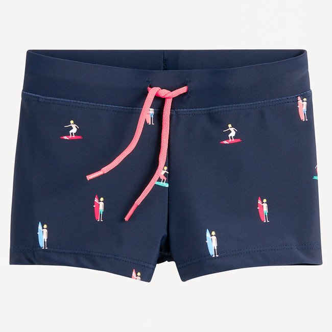 Pantaloncini da bagno con stampa surfista blu navy fantasia LA REDOUTE COLLECTIONS