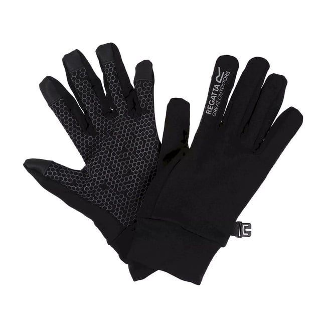 Gants GRIPPY noir / gris foncé <span itemprop=