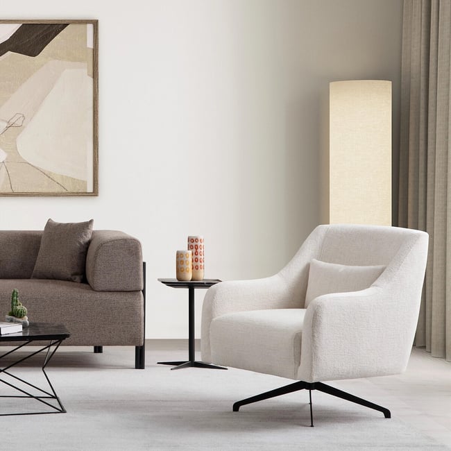 Каминное кресло Gio Bergere / Джио Берджер белый SO'HOME