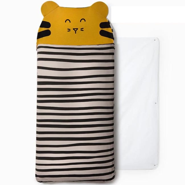 Sac de couchage beige <span itemprop=