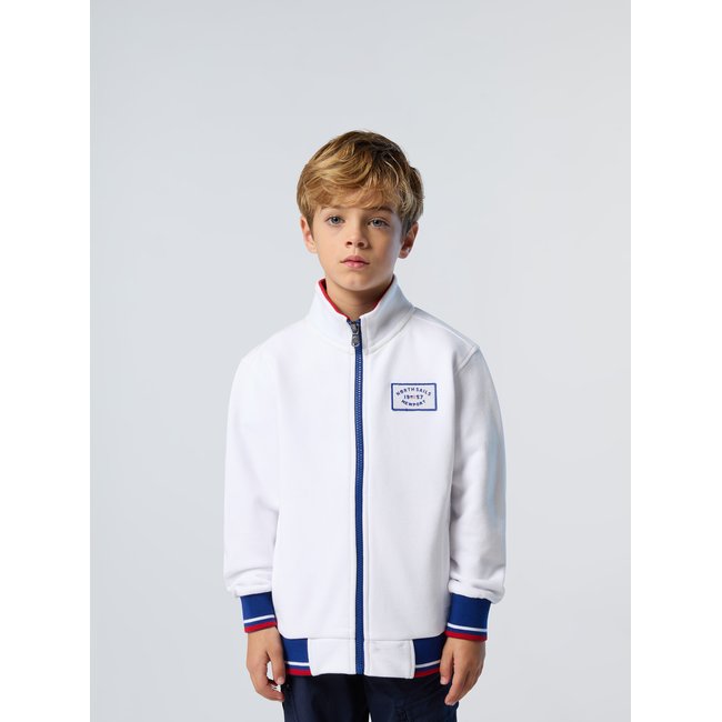 Sweat entièrement zippé avec étiquette Newport - NORTH SAILS