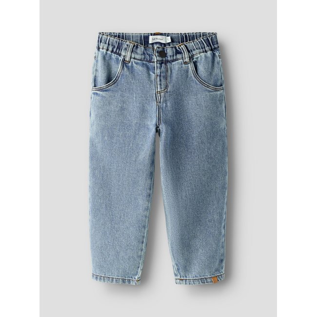 Jean Coupe ample medium blue denim <span itemprop=