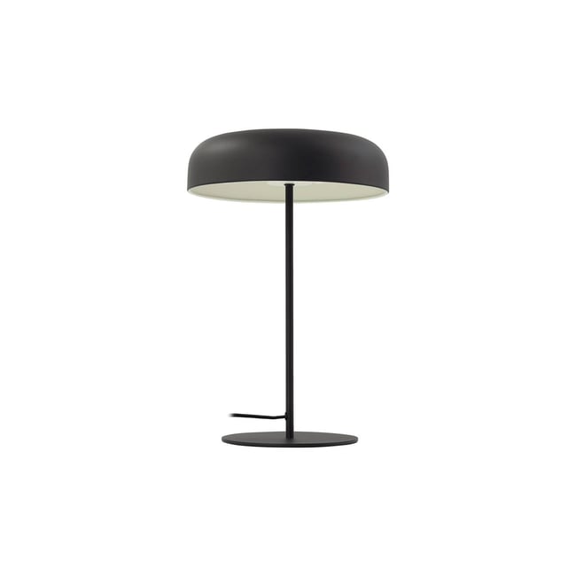 Lampe à poser en métal moderne, Edion Couleur noir sable <span itemprop=