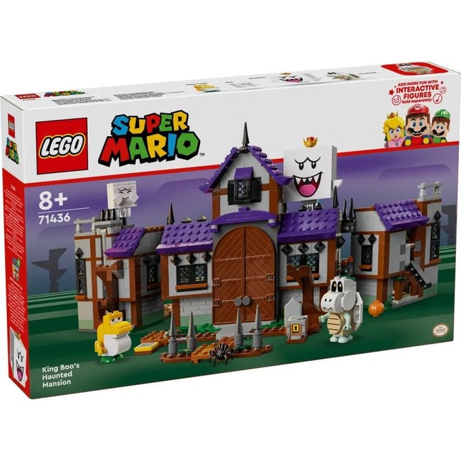 LEGO Super Mario - Ensemble du Manoir Hanté du Roi Boo (71436) pour Enfants - LEGO