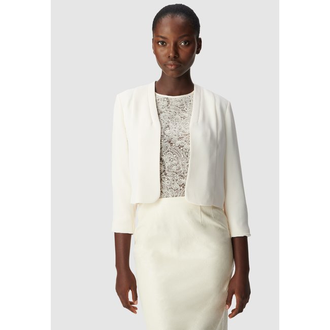 Veste de cérémonie courte ecru <span itemprop=