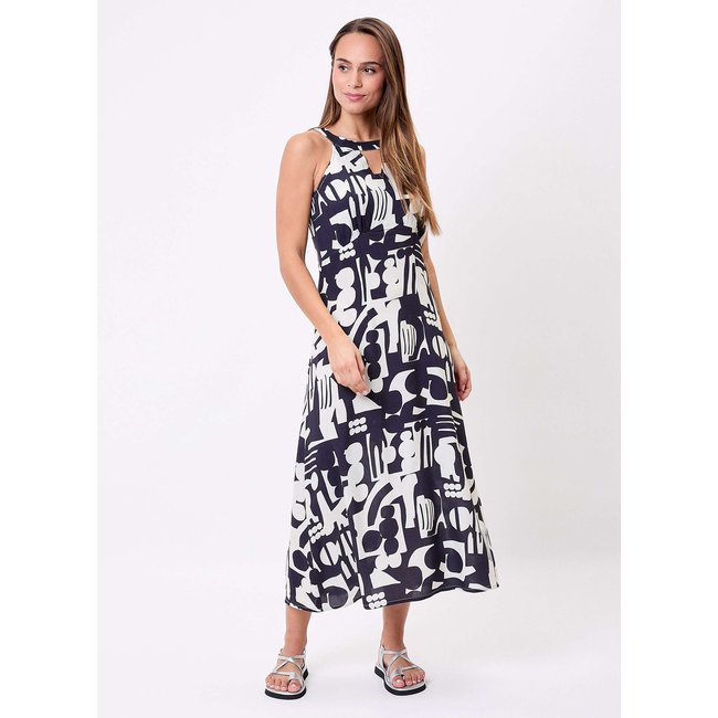 Robe longue imprimée fluide ELIANE - PRINCESSE NOMADE