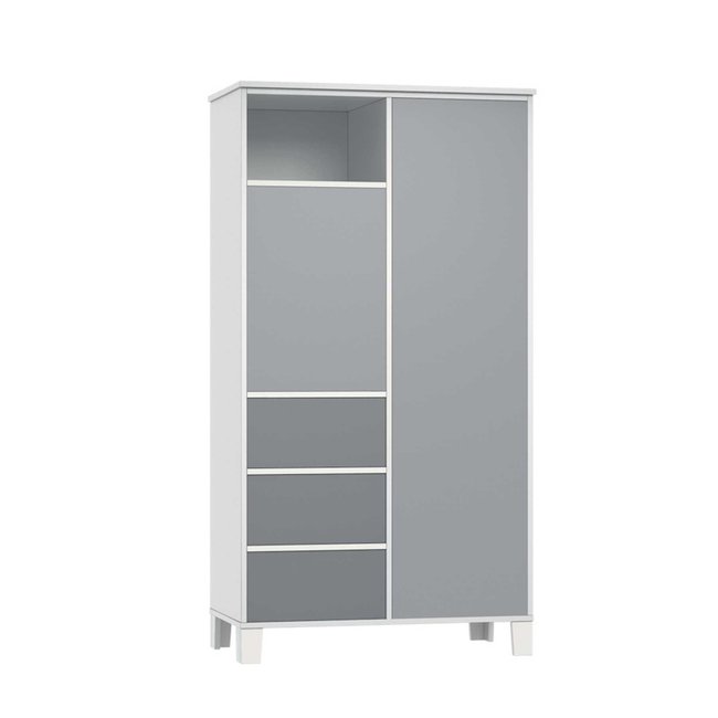 Armoire Bora Couleur gris clair <span itemprop=