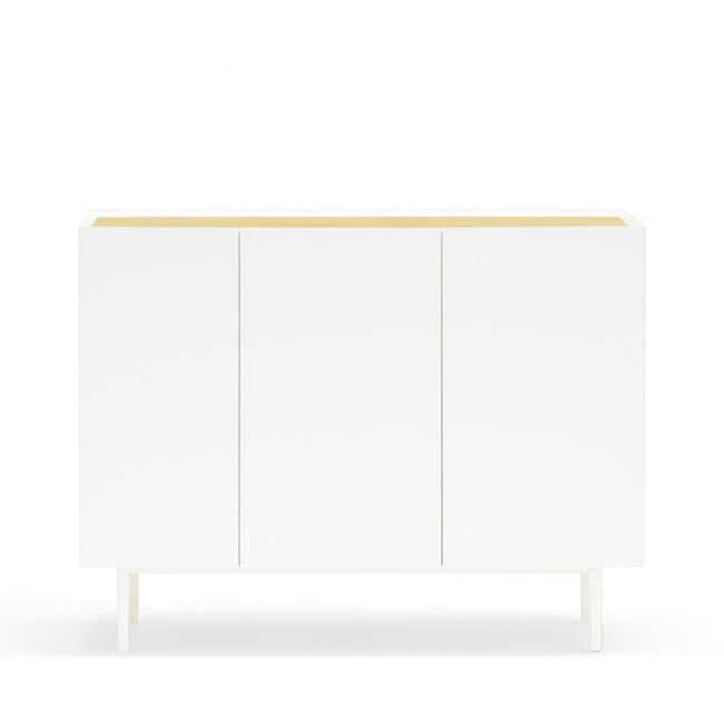 Buffet en bois 3 portes 3 tiroirs L110cm- ARISTA - TEULAT