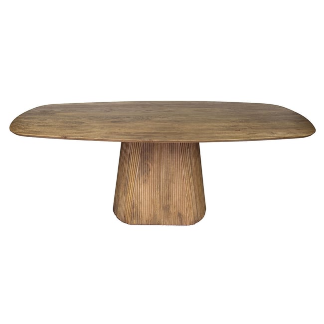 Table à manger  215x105 cm - DAYO Couleur bois <span itemprop=