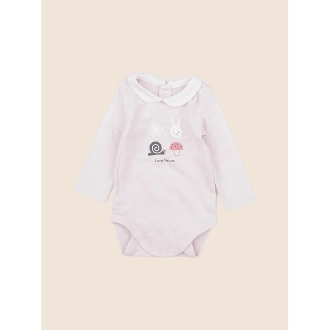 Body à col - Très bon état rose <span itemprop=